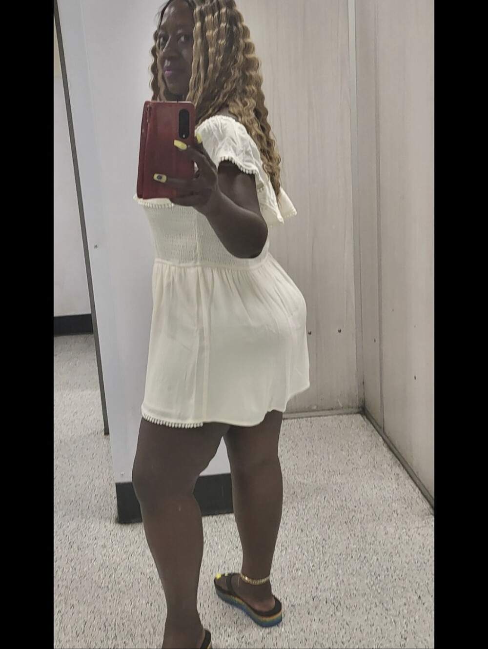 Justify Cream Off-White Ruffle Romper - Picture 11 of 11